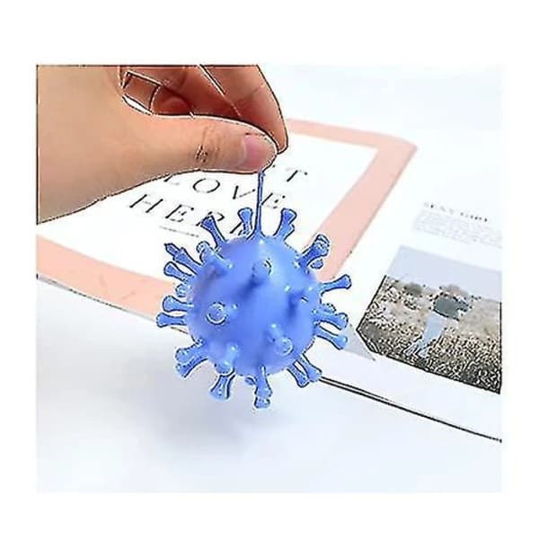 8 stk. Sjove Nye Ventilationslegetøj Virusbold TPR Dekompressionsventil Perler Håndklemme Druebold