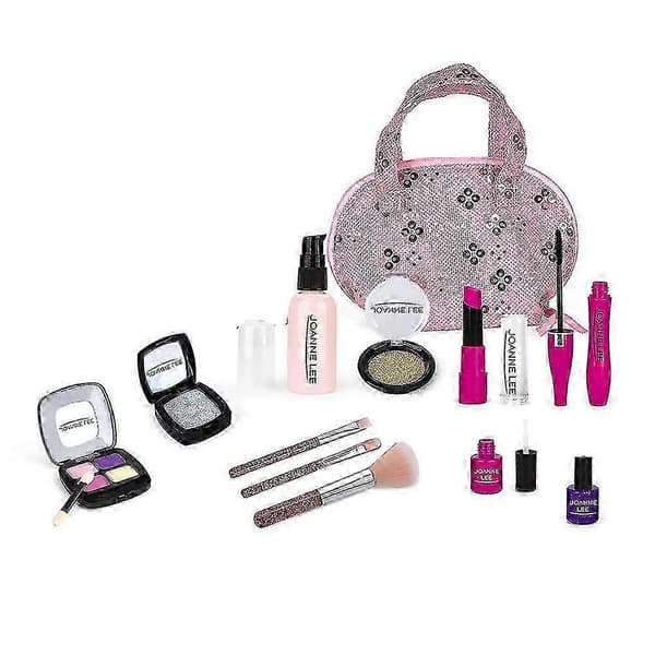 Simulation Makeup Beauty Kit Model Girls Cosmetic Suitcase Pretend Play Toy with