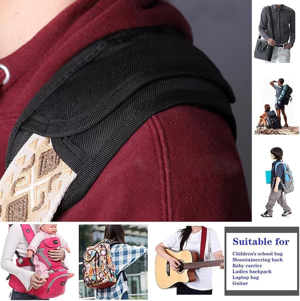 Universal Shoulder Pad for Bag, Backpack, Messenger Bag, Camera, Gym, Laptop, Guitar Strap