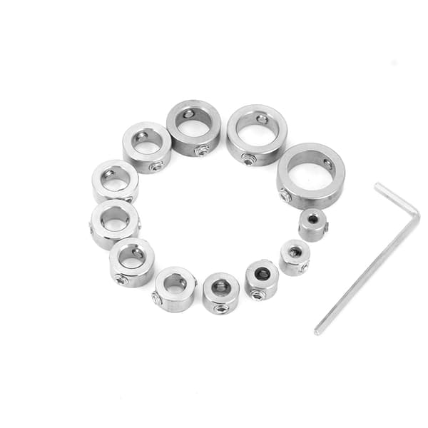 Stainless Steel Drill Bit Set 12 Pcs 3-16mm Depth Stop Collar