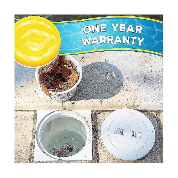 [LD]Replacement Basket Compatible with Pool Sump (2 Pcs) - Above Ground Pool Through Wall SkimmerBY White