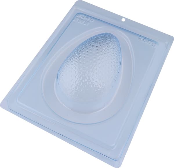 Pralinform Mönstret Egg - BWB 9340 - Spesiell 3-delt form Transparent transparent