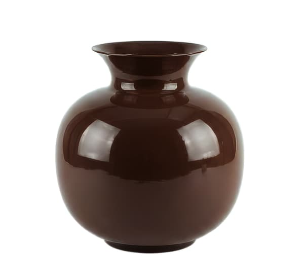Metal Vase Mondex Roger 18.5x29x34 cm chocolate 1 pc