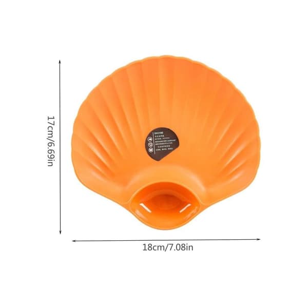 Tallerken med separat saucefag - Orange Orange orange