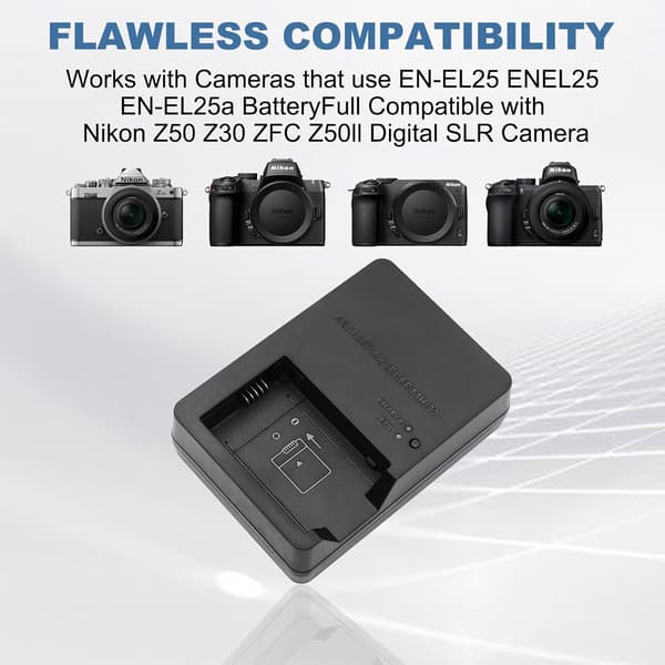 Oplader til Nikon Z30 Z50 Z50II MH-32 batteri