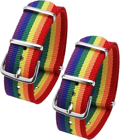 10-pak Pride Armbånd, Pride-fejring, Regnbuearmbånd, Justerbart venskabsarmbånd, Tilbehør til Pride-måneden