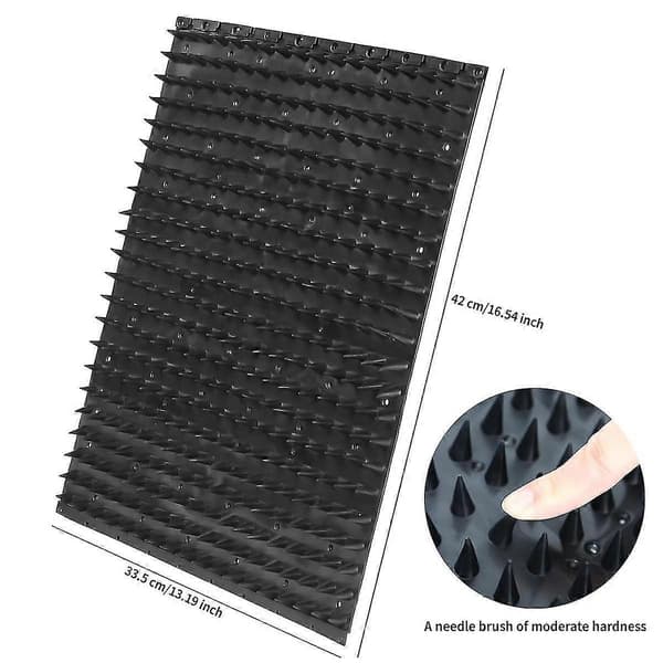 Massage Brush Set for Horses and Cattle, Cow Brush, Horse Scraper, Scratching Post for Cows, Livestock Post (2-Pack)