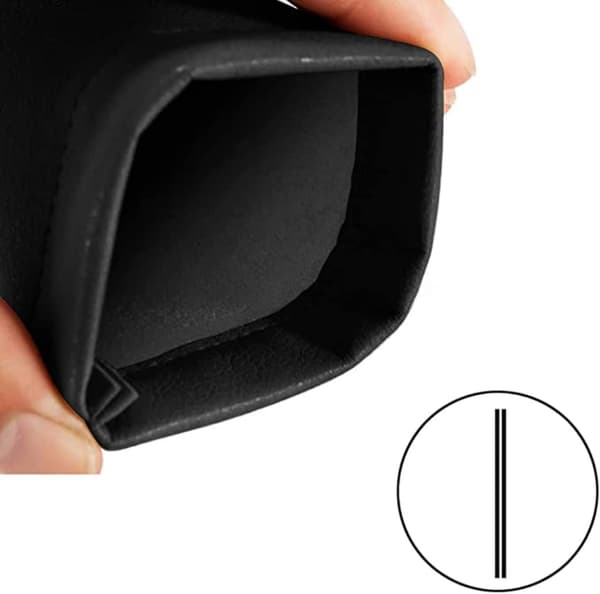 3-pack Soft PU Leather Glasses Case, Portable Sunglasses Protective Pouch