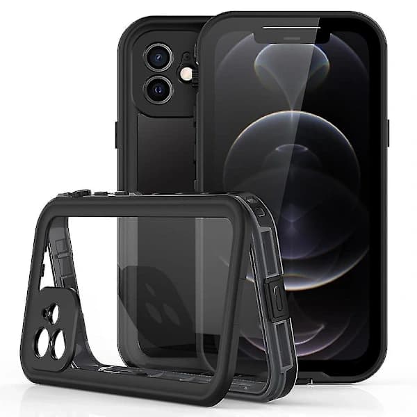 REDPEPPER Dot+ Series Transparent IP68 Vattentätt PC+TPU Skal för iPhone 12
