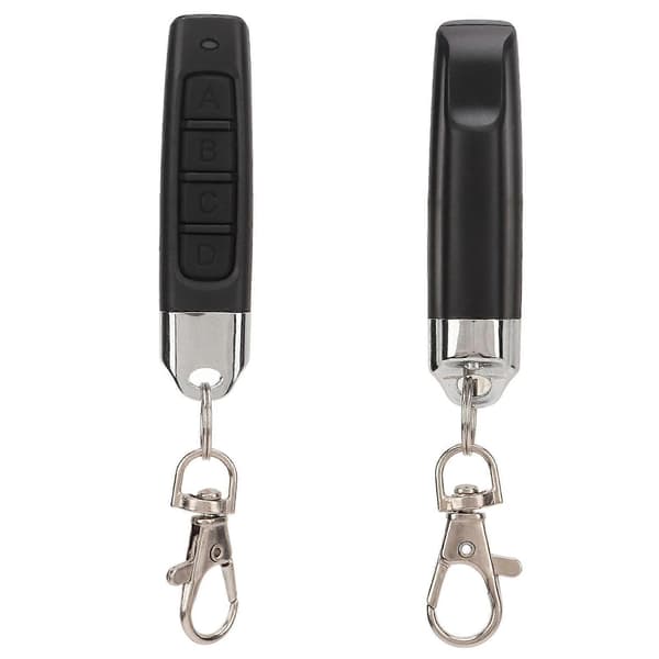 433.92MHZ Garage Door Opener Cloning Remote Control Key with Keychain Learning Button for Car Overhead Door Gate LED Light
