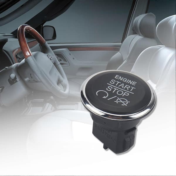 Keyless Go Tryk Start Stop Tændingsknap 1FU931X9AC til CHRYSLER-DODGE-JEEP