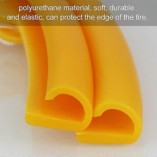 5 pcs Rim Protectors with Holes and Rope, 20cm Rim Edge Protector Wheel Protection Tool