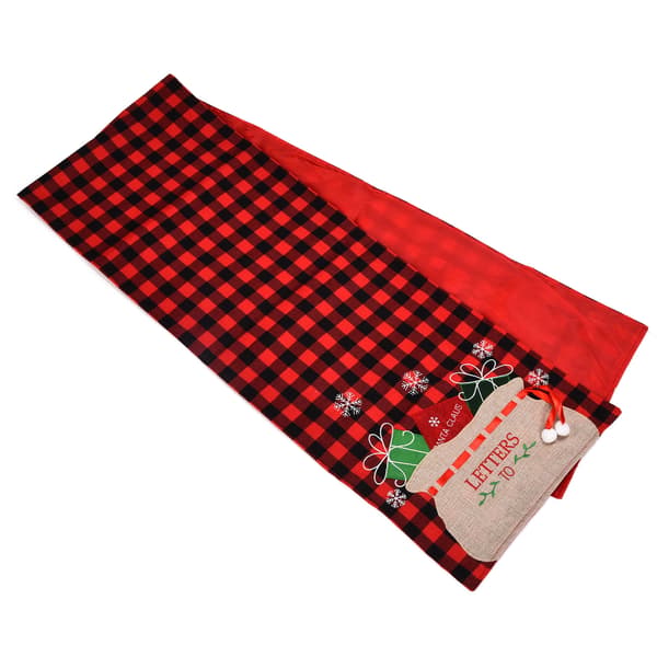 Tablecloth Red Black Plaid Flannel Design Simple Generous Elegant Christmas Decorations