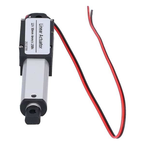 Lineær aktuator 30 mm DC 12V Støyreduserende Kortslutningsbeskyttelse Vanntett Mini Elektrisk Lineær Aktuator 4mm/s-150N