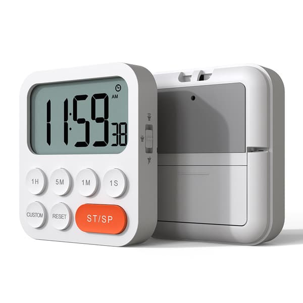 Digital køkkentimer med vækkeur 102 27