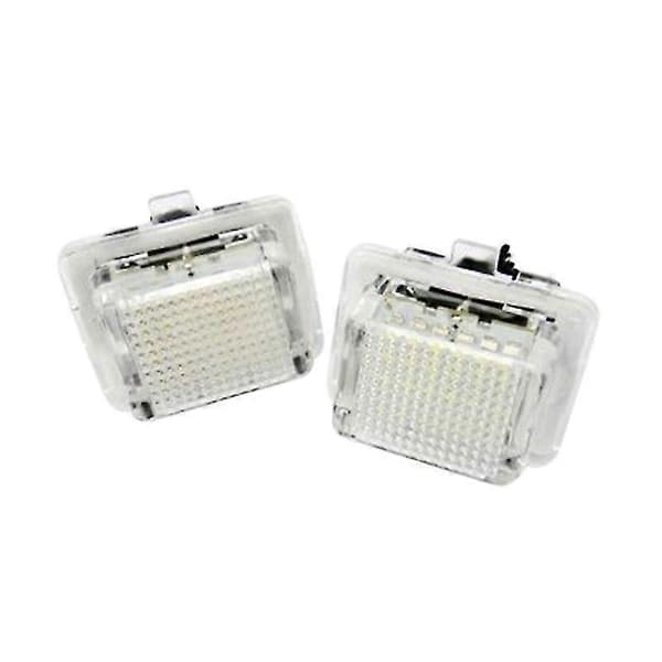 2 stk. bilnummerpladelys til W204/W212/W216/W221/W207 18 LED hvide bagnummerpladelys