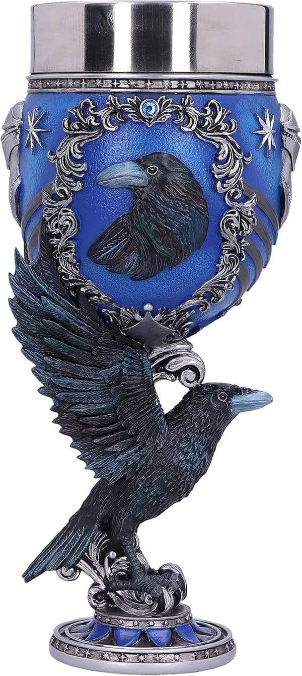 Harry Potter Ravenclaw Hogwarts Hus Kolleksjonsbeger, blå og sølv, 19,5 cm, 200 ml