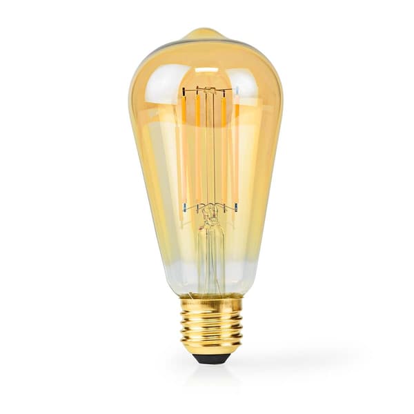 LED-lyspære E27 | ST64 | 4,9 W | 470 lm | 2100 K | Dimbar | Ekstra varmhvit | Retrostil | 1 stk.