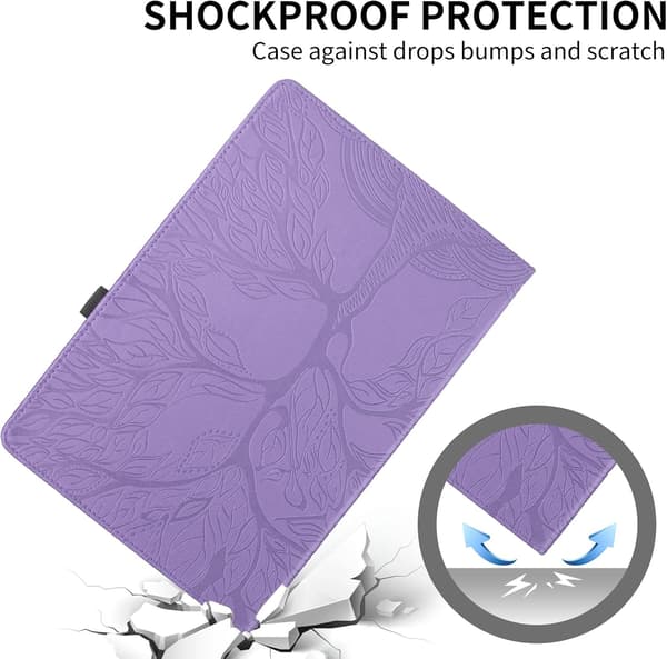 Etui til Lenovo Tab M11 11 2024 TB330FU Tre-mønster lilla