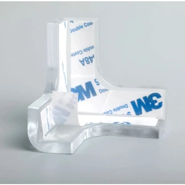T-shaped child-safe soft corner protector transparent table corner protector 4 pcs