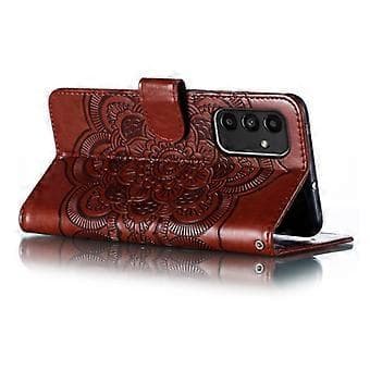 Case with Stand for Samsung Galaxy A14 4G/5G, Embossed PU Leather Wallet Case