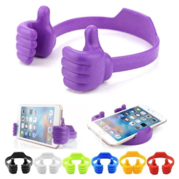 1 pc Universal Mobile Phone Holder - Desk Stand - Thumbs Up - Adjustable