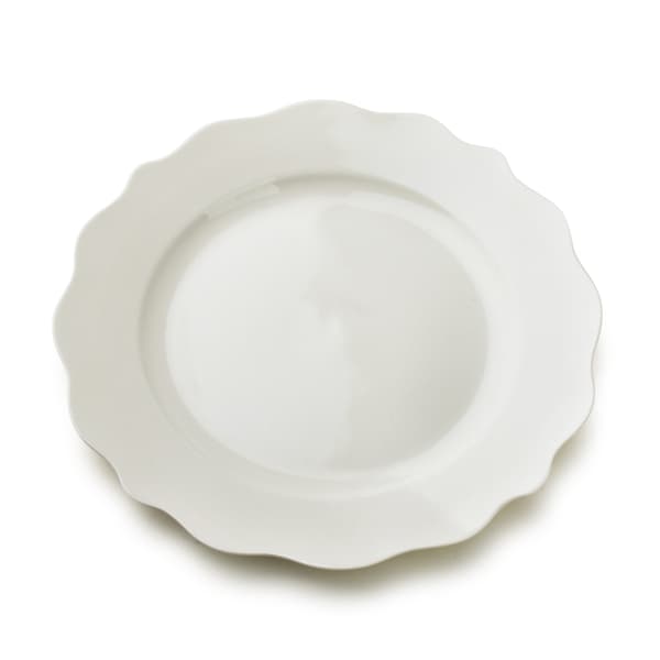 Desserttallerken ISABELLE 21x21 hvid 1 stk