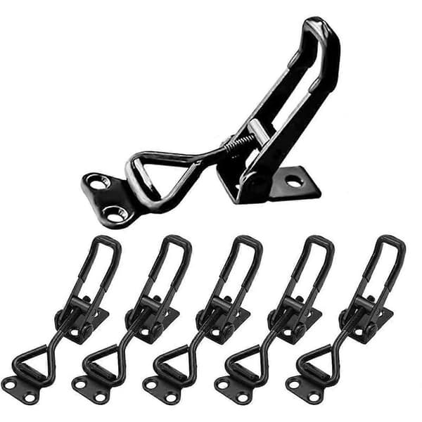 6-pack Toggle Latches 100 kg Holding Capacity 4001 Draw Latches, Adjustable Quick Release Clamps - Perfect