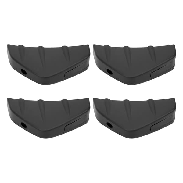 Bagerste Bumper Lip Diffuser Splitter med Spænde - Sort
