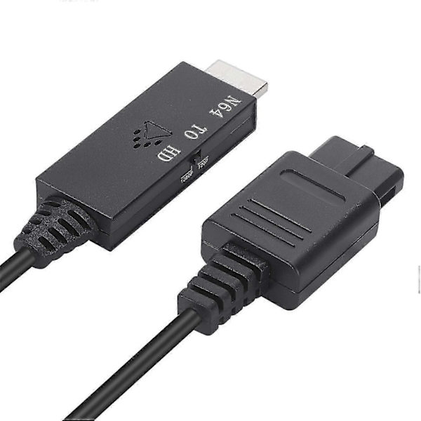 N64 til HDMI-adapter til Nintendo SNES, NGC, SFC & N64, Plug and Play [JUN]