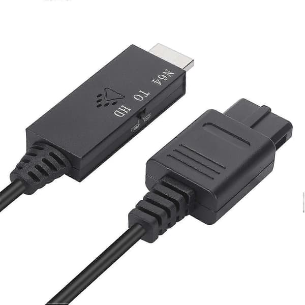 N64–HDMI-sovitin Nintendo SNES, NGC, SFC & N64 -konsoleille, Plug and Play [JUN]