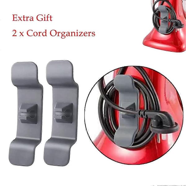 Mixer Slide Mats Compatible with KitchenAid Stand Mixer with 2 Cord Organizers