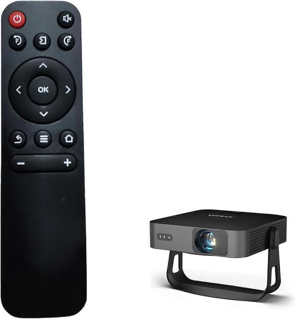 Remote Control Compatible with VOPLLS R1 Home Projector, Mini Projector, (Not compatible with others, they may look similar)