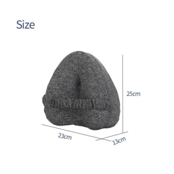 (Mørkegrå) Ergonomisk benpute med minneskum