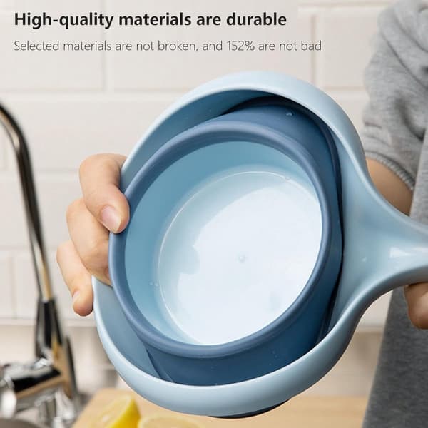 Portable Water Dipper - Foldable Water Scoop - Dipper with Hole - Easy to Store & Carry