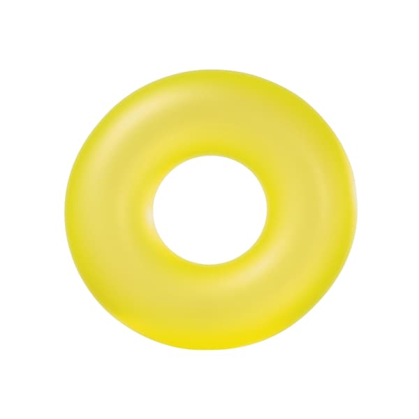 Neon svømmering, diameter 91 cm - INTEX 59262 gul