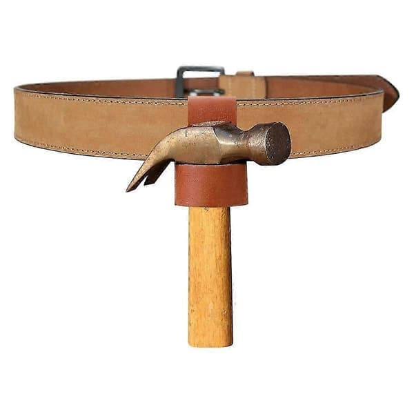Leather Hammer Holder, Premium Hammer Holder with Belt Loop, Multi-tool Hammer Holder, Small Hammer Axe Holder Leather Sheath