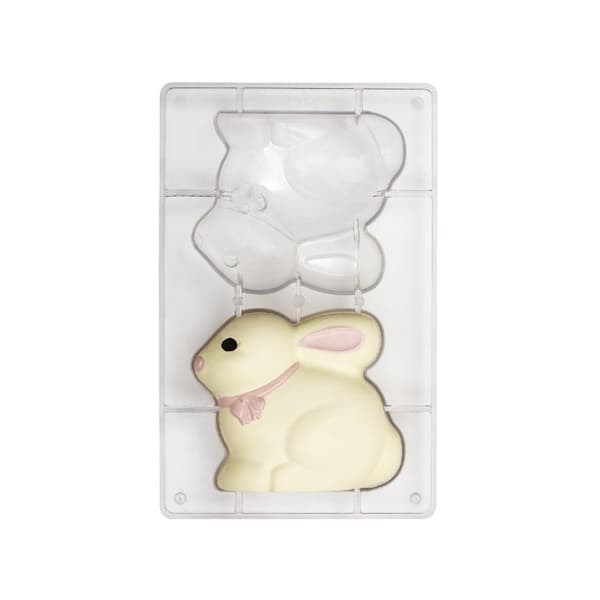 Sjokolade Pralinform Kanin Stor - Decora flerfarget Transparent multicolor