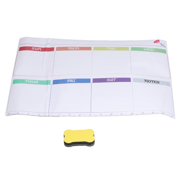 Weekly Whiteboard 42x30cm Weekly Planner Whiteboard Sticker with Eraser for Refrigerator Planning 0.4 0.4