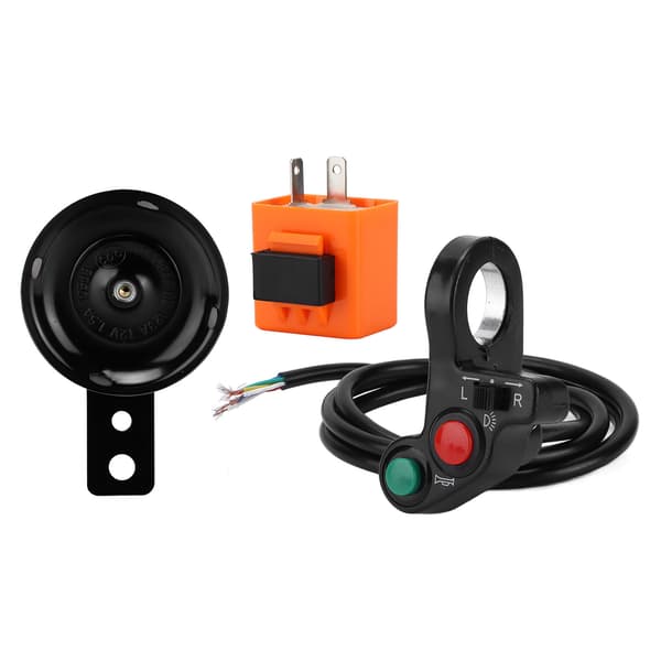 Motorcycle Handlebar Horn Turn Signal Light Switch Assembly 7/8in Multifunctional Replacement for Suzuki