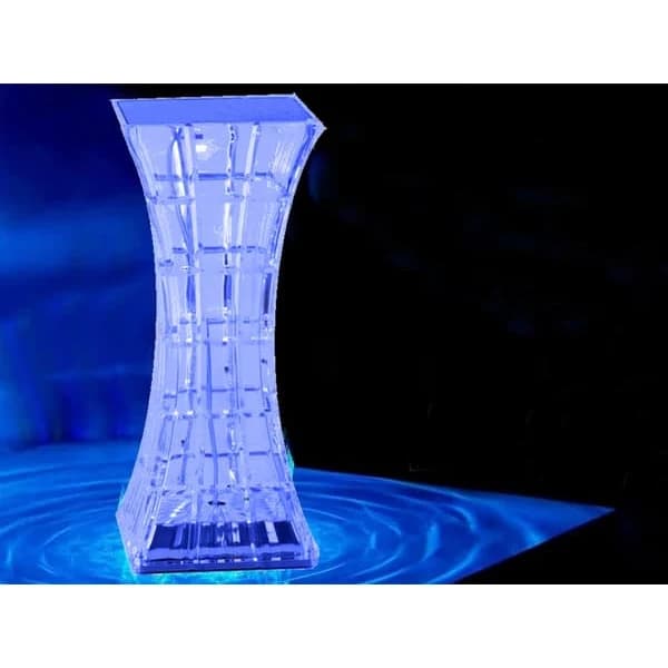 Fjernstyret LED-lampe - Krystalbordlampe - RGB