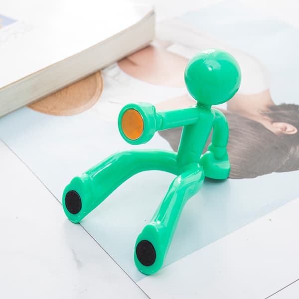 Creative Mountain Climber Refrigerator Magnet - Green