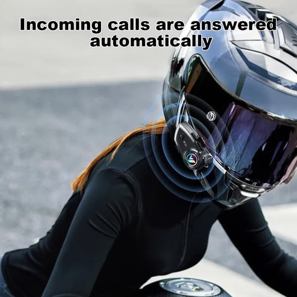 Motorcycle Helmet Hands-free Call Music Headphone Headset Wireless BT 5.3 Y80