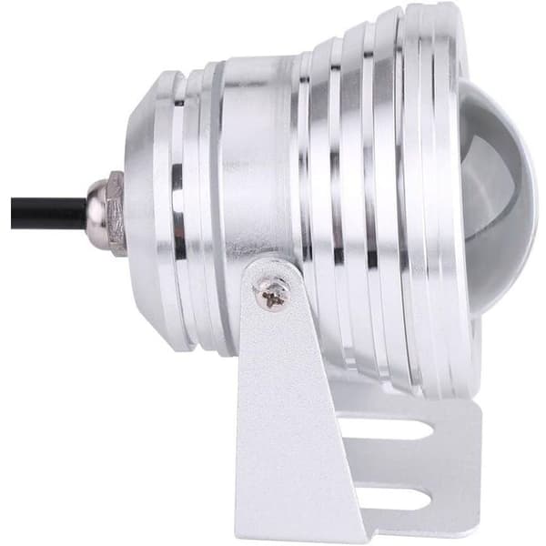 12V 10W vanntett RGB LED-spotlight for båter, IP65, med fjernkontroll