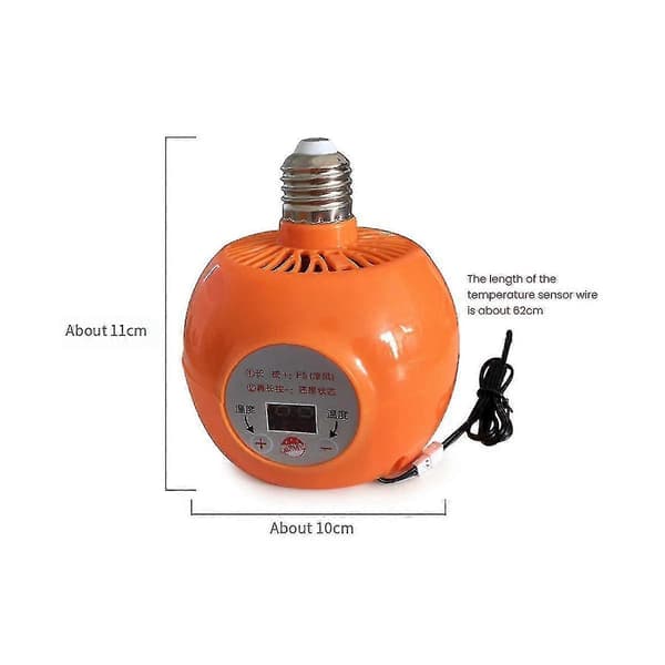 Brooding Heat Lamp, Incubation, Insulation, Waterproof Temperature Control, Heater for Chicks and Piglets