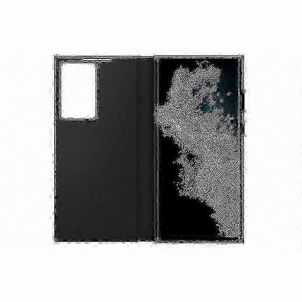 Clear View Cover Etui til Galaxy S22 Ultra 5g - SortP20211224231
