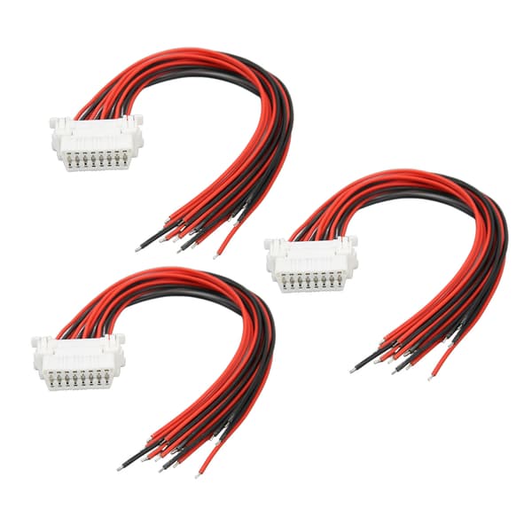 3 Pcs OBD2 Extension Cable 30cm Female Connector 16 Pin Vehicle Diagnostic Interface J1962
