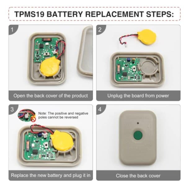 TPMS-sensorverktøy Tilbakestillingsprogrammering