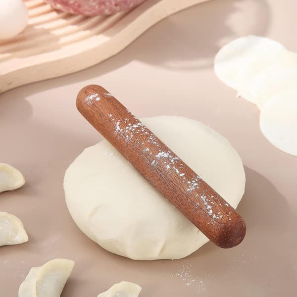 Kjevle for baking, fransk kjevle i tre, pizzadeigrull, dumplingpinne, paibakekjevler