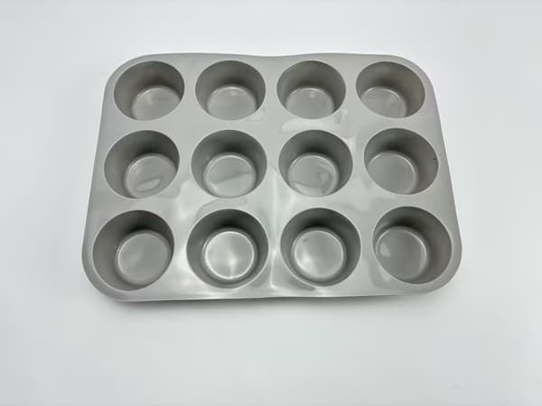 Silikoninen muffinssivuoka - 12 kupin harmaa Grey 129
